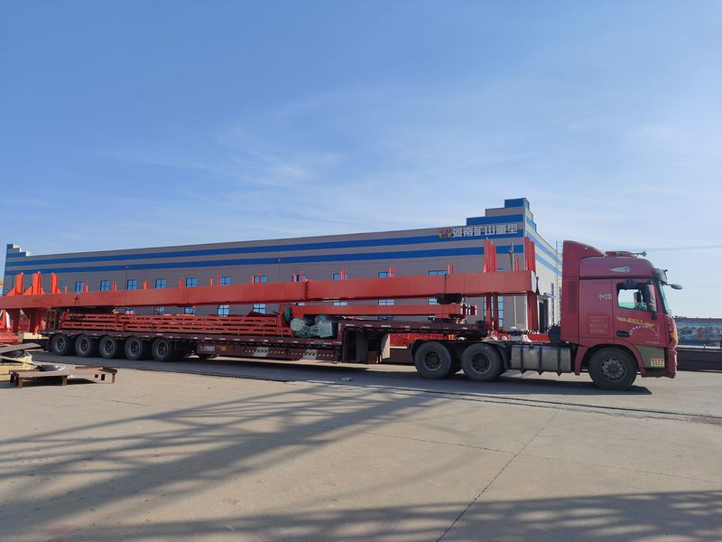 電動(dòng)葫蘆門式起重機(jī)  2臺(tái) MHxh10t—24m 制作完成，發(fā)往湖北交付客戶使用