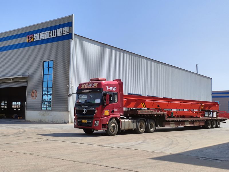 電動(dòng)葫蘆門式起重機(jī)  MHxh10t—14m 外懸3.5/1.5m 制作完成，發(fā)往青海交付客戶使用